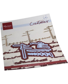 Marianne Design Creatables Tiny's Snowy Signpost & Fence (LR0778)