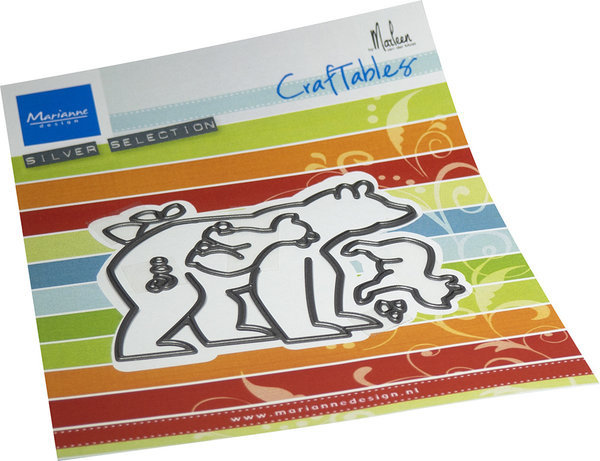 Marianne Design Craftable Bears by Marleen (CR1601)