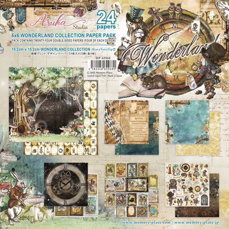 Memory Place Wonderland 6x6 Inch Paper Pack (MP-60968) Memory Place Wonderland 6x6 Inch Paper Pack (MP-60968)