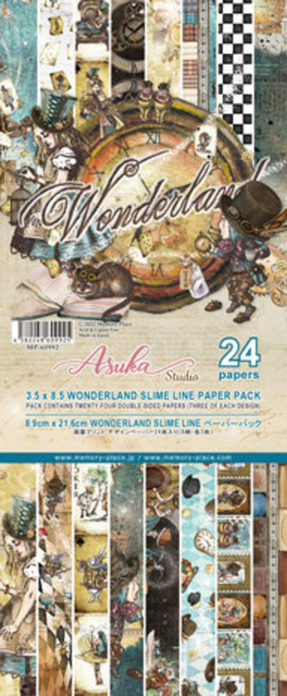 Memory Place Wonderland Slimline Paper Pack (MP-60992) Memory Place Wonderland Slimline Paper Pack (MP-60992)