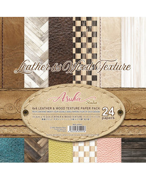 Memory Place Leather & Wood Texture 6x6 Inch Paper Pack (MP-60991) Memory Place Leather & Wood Texture 6x6 Inch Paper Pack (MP-60991)