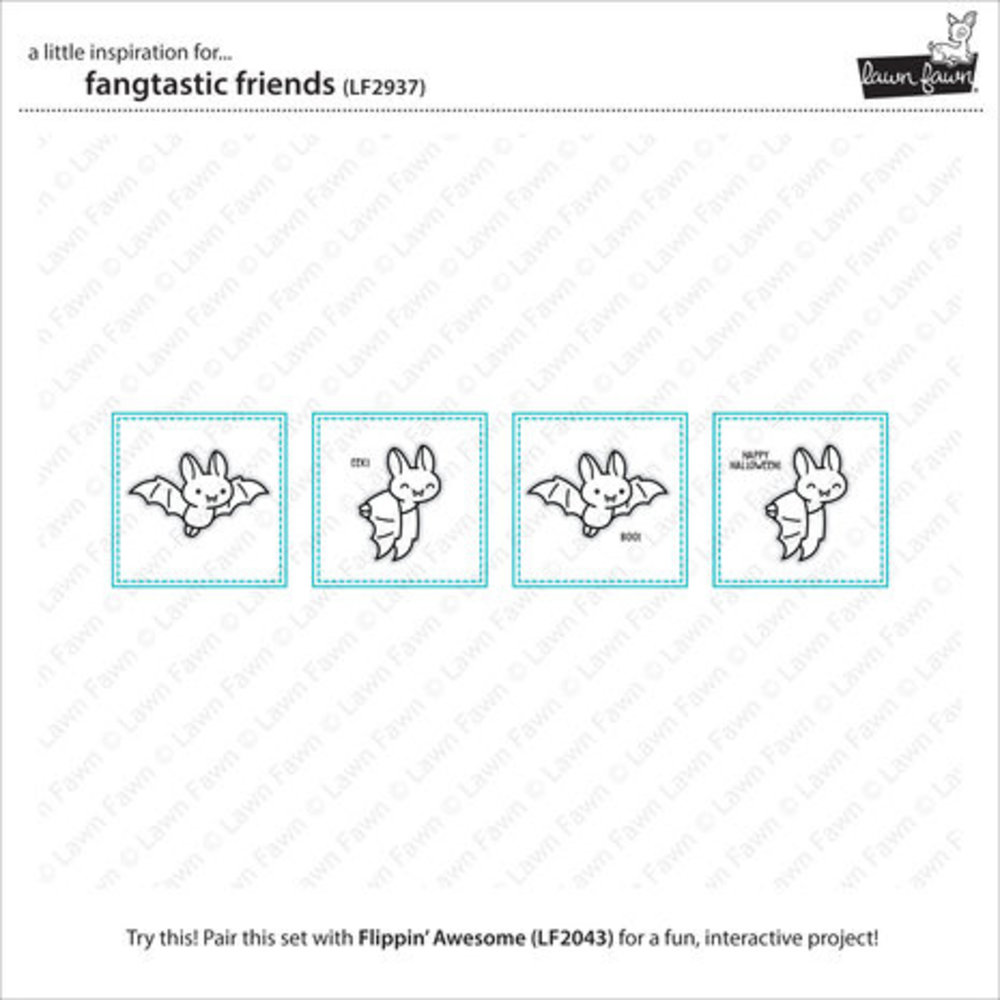 Lawn Fawn Fangtastic Friends Clear Stamps (LF2937) Lawn Fawn Fangtastic Friends Clear Stamps (LF2937)