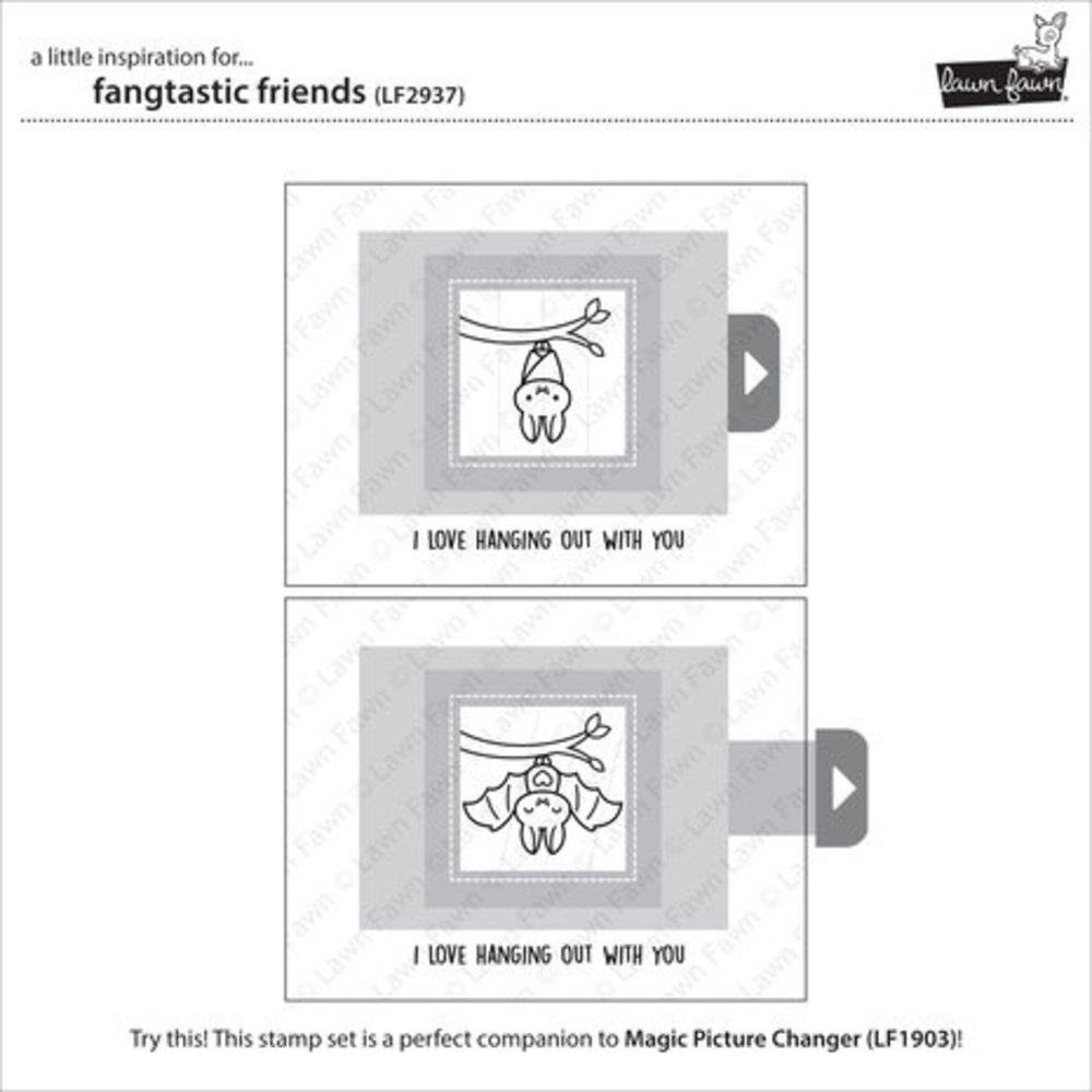 Lawn Fawn Fangtastic Friends Clear Stamps (LF2937) Lawn Fawn Fangtastic Friends Clear Stamps (LF2937)
