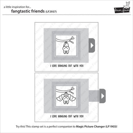Lawn Fawn Fangtastic Friends Clear Stamps (LF2937) Lawn Fawn Fangtastic Friends Clear Stamps (LF2937)