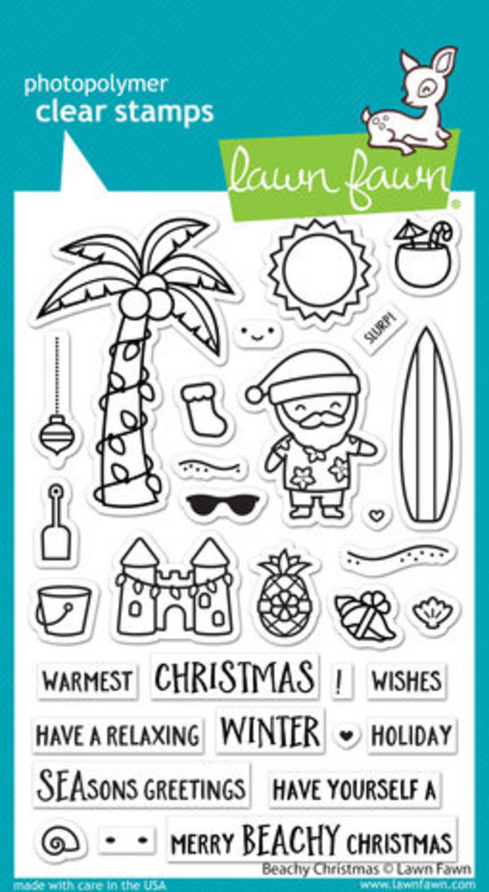 Lawn Fawn Beachy Christmas Clear Stamps (LF2945) Lawn Fawn Beachy Christmas Clear Stamps (LF2945)