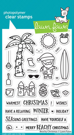 Lawn Fawn Beachy Christmas Clear Stamps (LF2945) Lawn Fawn Beachy Christmas Clear Stamps (LF2945)