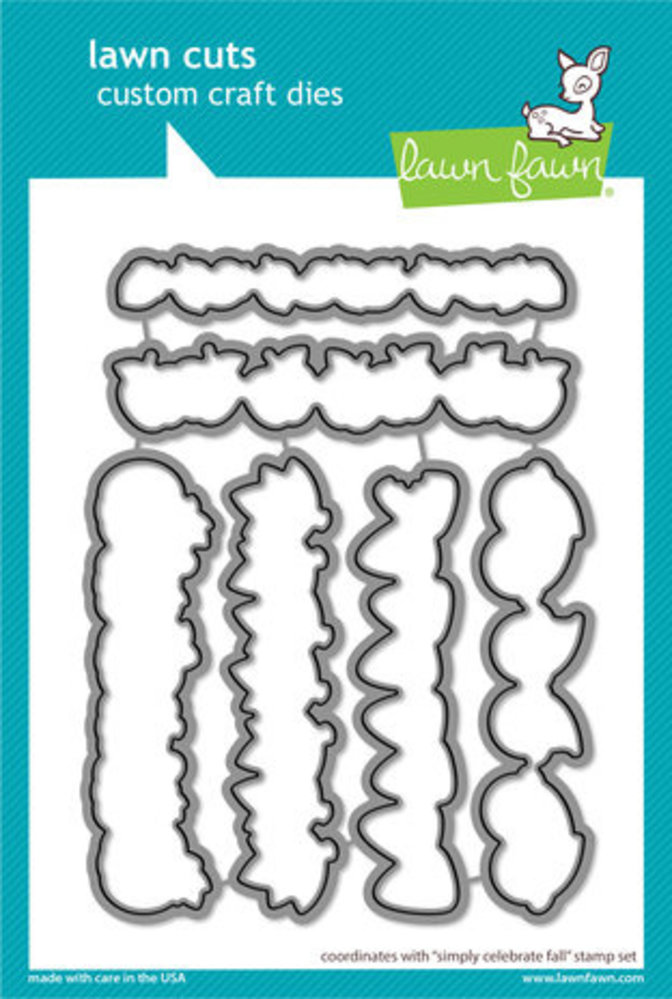 Lawn Fawn Simply Celebrate Fall Dies (LF2933)