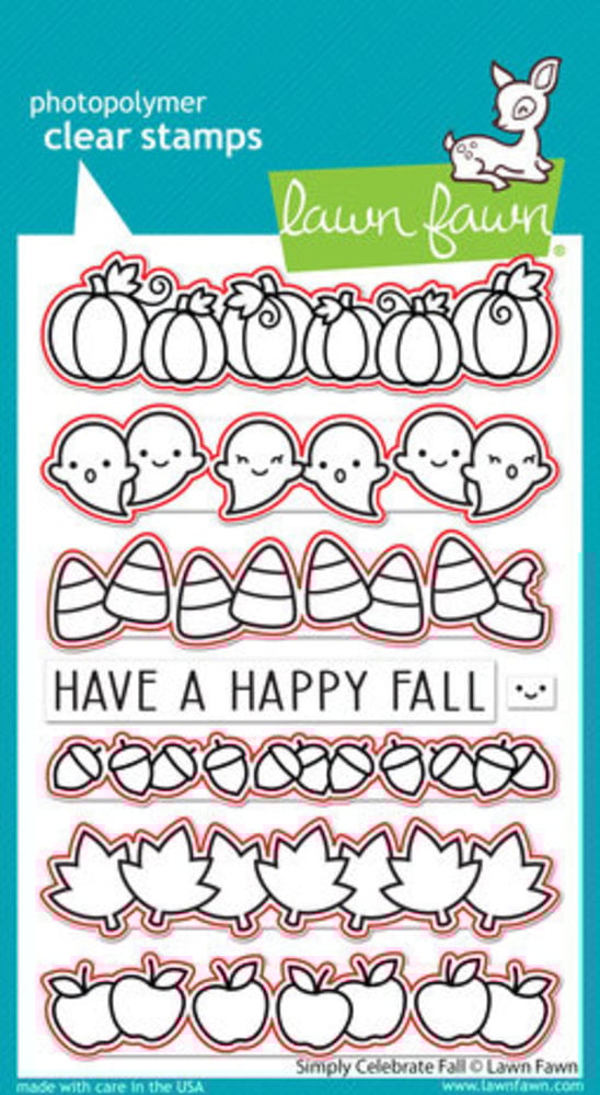 Lawn Fawn Simply Celebrate Fall Dies (LF2933)