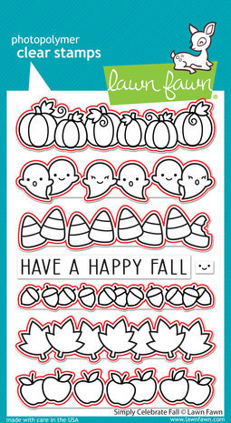 Lawn Fawn Simply Celebrate Fall Dies (LF2933)