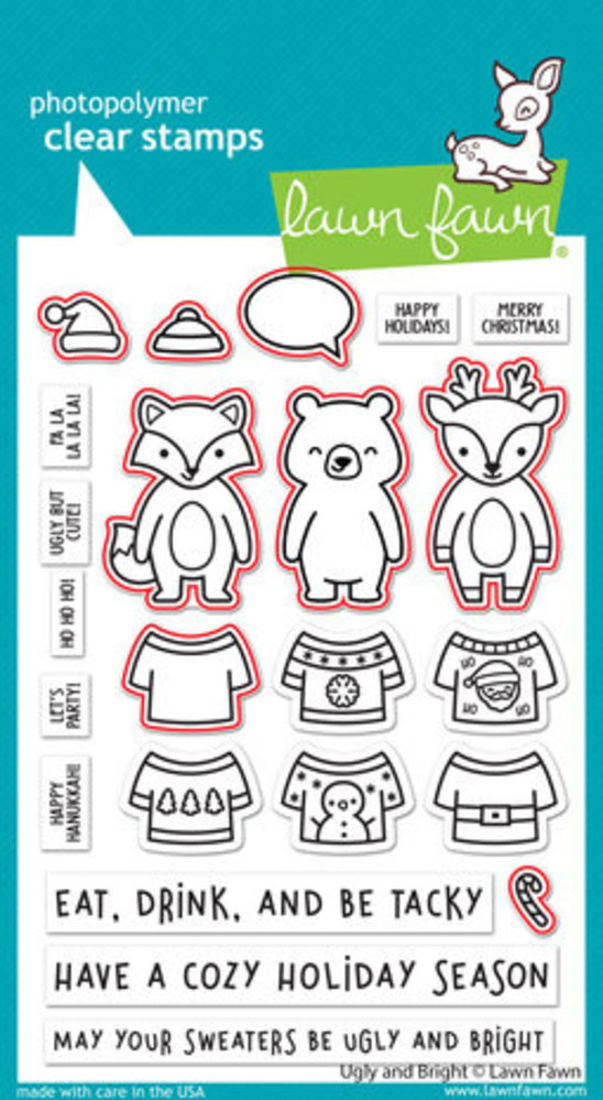 Lawn Fawn Ugly And Bright Dies (LF2948)