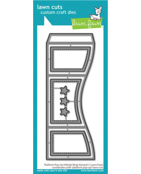 Lawn Fawn Platform Pop-up Hillside Wrap Around Dies (LF2956)