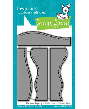 Lawn Fawn Platform Pop-up Hillside Inserts Dies (LF2957)