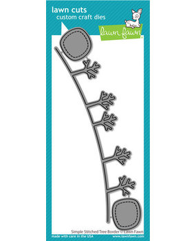 Lawn Fawn Simple Stitched Tree Border Dies (LF2963)