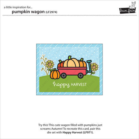 Lawn Fawn Pumpkin Wagon Dies (LF2974) Lawn Fawn Pumpkin Wagon Dies (LF2974)
