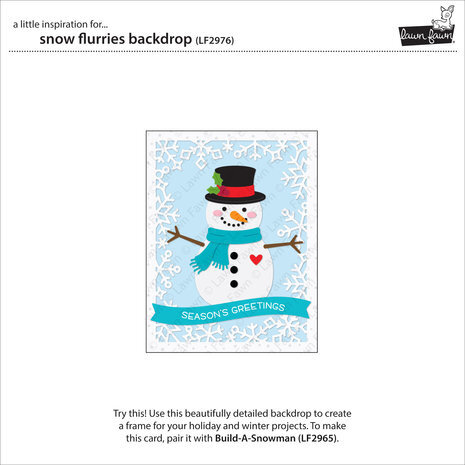 Lawn Fawn Snow Flurries Backdrop Dies (LF2976) Lawn Fawn Snow Flurries Backdrop Dies (LF2976)