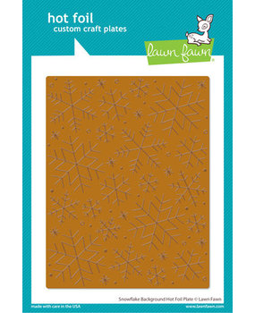 Lawn Fawn Snowflake Background Hot Foil Plate (LF2977) Lawn Fawn Snowflake Background Hot Foil Plate (LF2977)