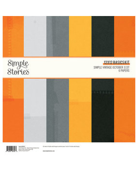Simple Stories Simple Vintage October 31st 12x12 Inch Basics Kit (18615) Simple Stories Simple Vintage October 31st 12x12 Inch Basics Kit (18615)
