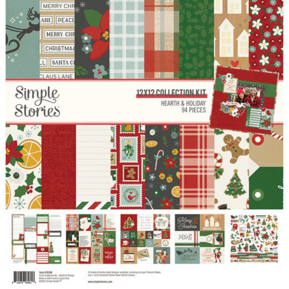 Simple Stories Hearth & Holiday 12x12 Inch Collector's Essential Kit (18232) Simple Stories Hearth & Holiday 12x12 Inch Collector's Essential Kit (18232)