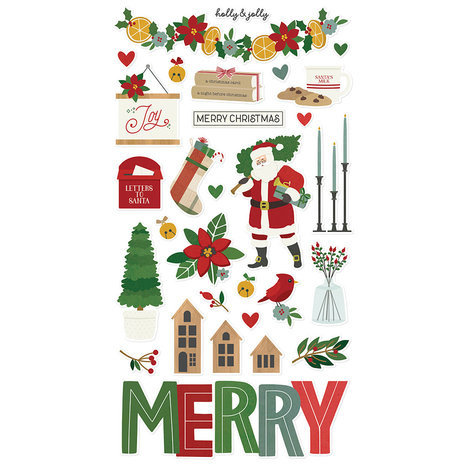 Simple Stories Hearth & Holiday Chipboard (18216) Simple Stories Hearth & Holiday Chipboard (18216)