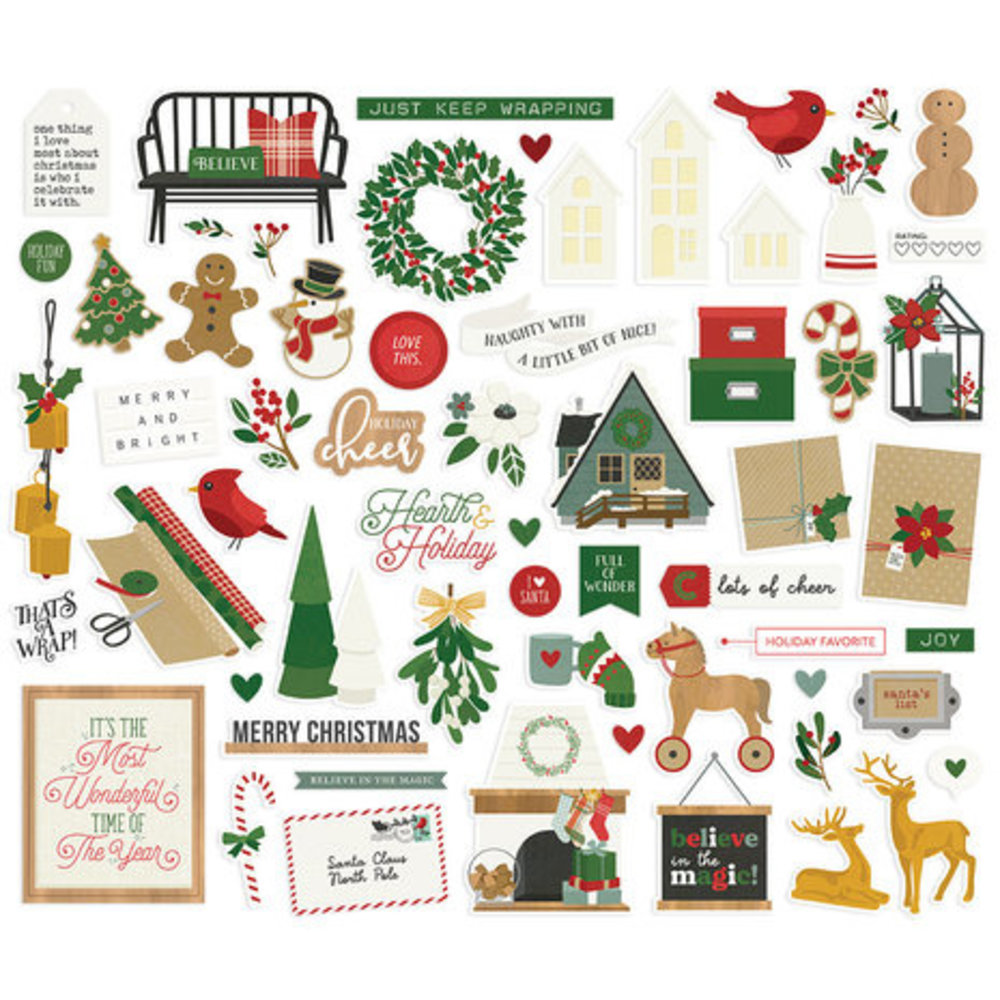 Simple Stories Hearth & Holiday Bits & Pieces (18217) Simple Stories Hearth & Holiday Bits & Pieces (18217)