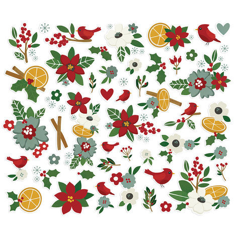 Simple Stories Hearth & Holiday Floral Bits (18219) Simple Stories Hearth & Holiday Floral Bits (18219)