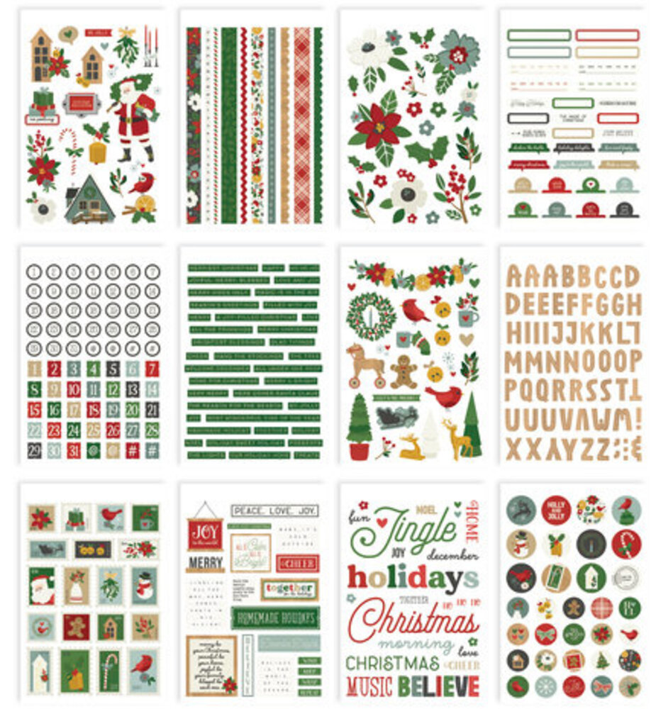 Simple Stories Hearth & Holiday Sticker Book (18220)