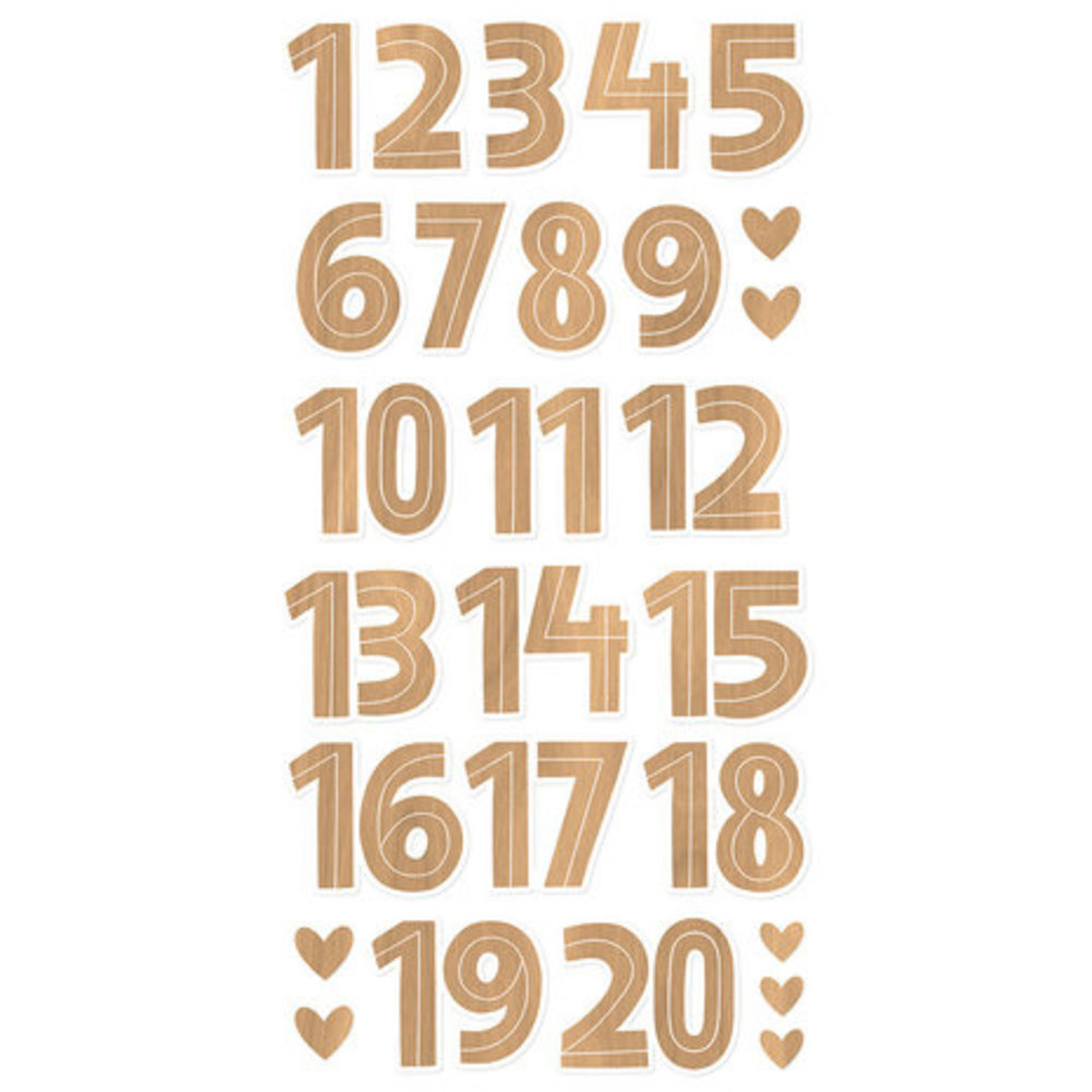 Simple Stories Hearth & Holiday Foam Numbers (18223) Simple Stories Hearth & Holiday Foam Numbers (18223)