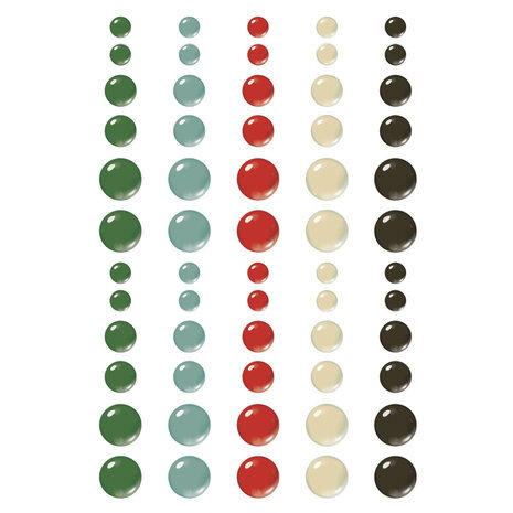 Simple Stories Hearth & Holiday Enamel Dots (18226) Simple Stories Hearth & Holiday Enamel Dots (18226)