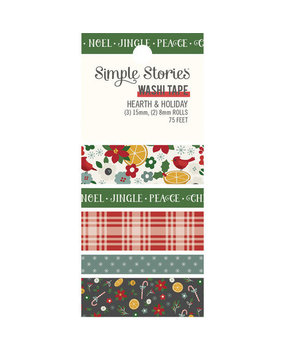 Simple Stories Hearth & Holiday Washi Tape (18227) Simple Stories Hearth & Holiday Washi Tape (18227)