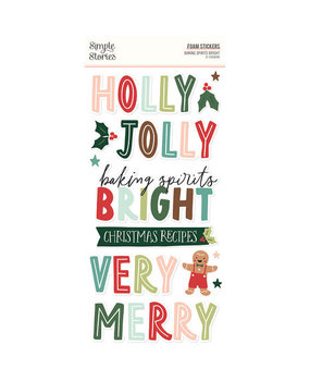 Simple Stories Baking Spirits Bright Foam Stickers (18323) Simple Stories Baking Spirits Bright Foam Stickers (18323)
