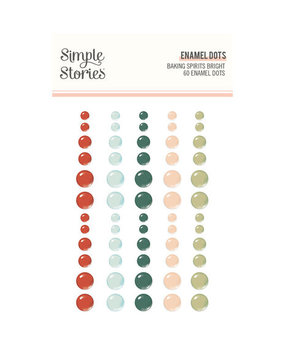 Simple Stories Baking Spirits Bright Enamel Dots (18326) Simple Stories Baking Spirits Bright Enamel Dots (18326)