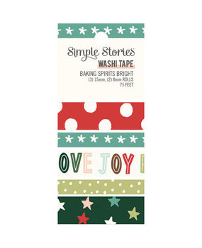 Simple Stories Baking Spirits Bright Washi Tape (18327)