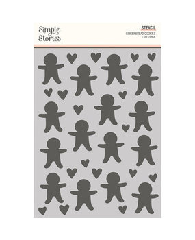 Simple Stories Baking Spirits Bright Stencil Gingerbread Cookies (18330) Simple Stories Baking Spirits Bright Stencil Gingerbread Cookies (18330)