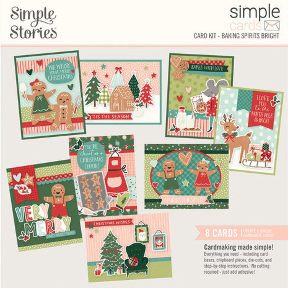 Simple Stories Baking Spirits Bright Simple Cards Kit (18332) Simple Stories Baking Spirits Bright Simple Cards Kit (18332)