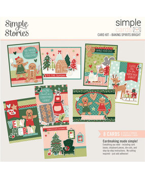 Simple Stories Baking Spirits Bright Simple Cards Kit (18332) Simple Stories Baking Spirits Bright Simple Cards Kit (18332)