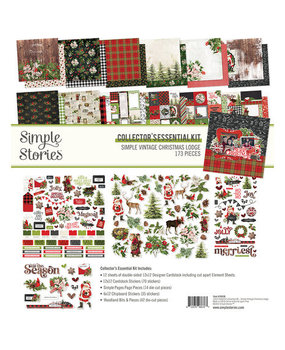 Simple Stories Simple Vintage Christmas Lodge 12x12 Inch Collector's Essential Kit (18436) Simple Stories Simple Vintage Christmas Lodge 12x12 Inch Collector's Essential Kit (18436)