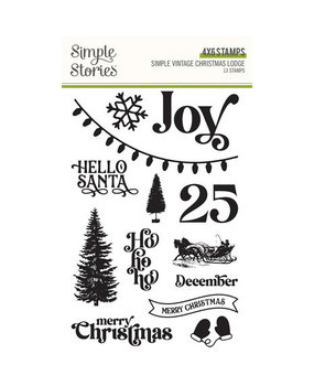 Simple Stories Simple Vintage Christmas Lodge Clear Stamps (18420) Simple Stories Simple Vintage Christmas Lodge Clear Stamps (18420)