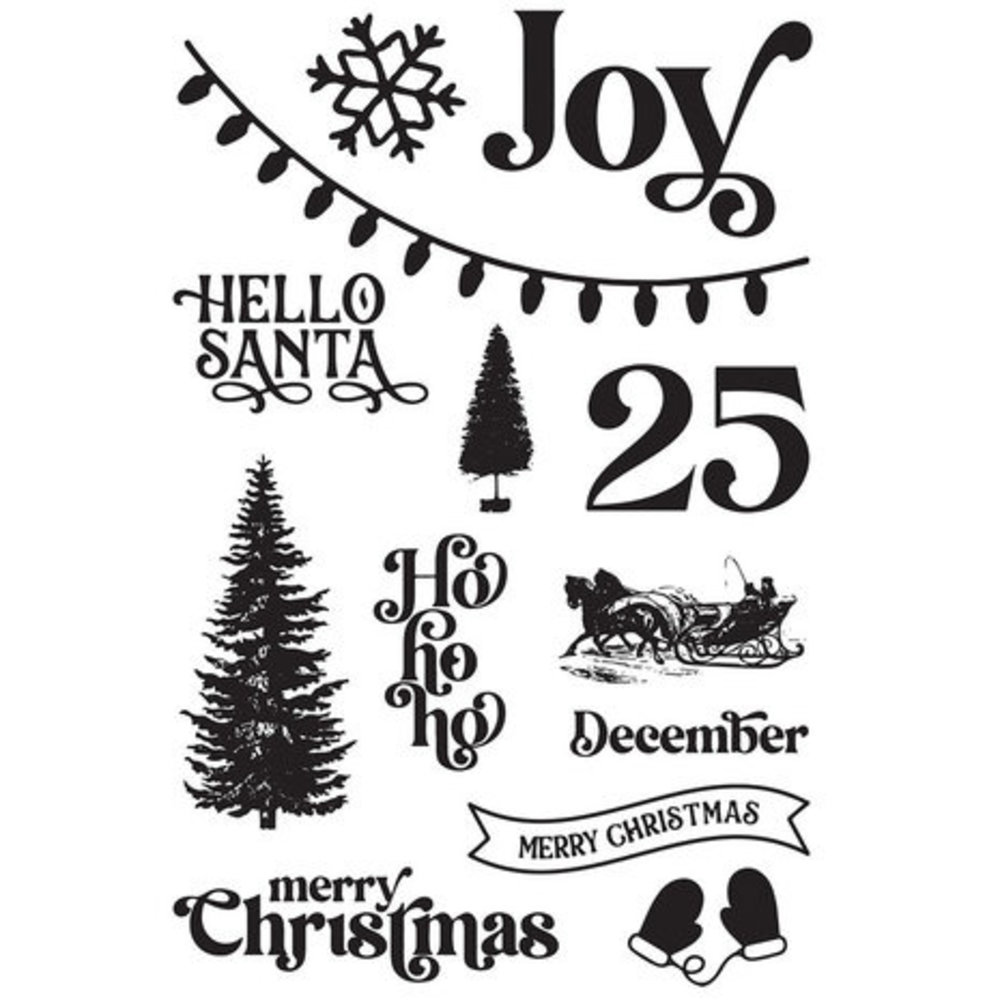 Simple Stories Simple Vintage Christmas Lodge Clear Stamps (18420) Simple Stories Simple Vintage Christmas Lodge Clear Stamps (18420)