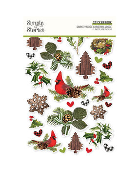 Simple Stories Simple Vintage Christmas Lodge Sticker Book (18424)