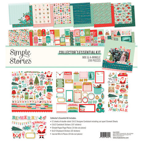 Simple Stories Mix & A-Mingle 12x12 Inch Collector's Essential Kit (18529)