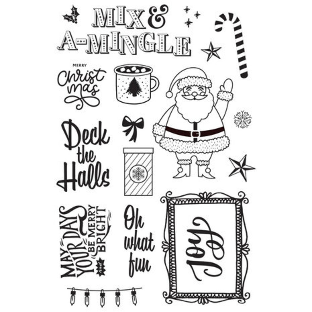 Simple Stories Mix & A-Mingle Clear Stamps (18515)