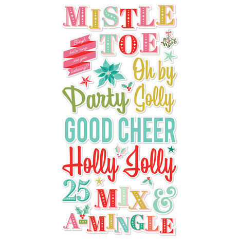 Simple Stories Mix & A-Mingle Foam Stickers (18521)