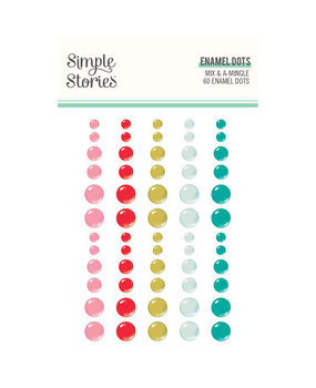 Simple Stories Mix & A-Mingle Enamel Dots (18524) Simple Stories Mix & A-Mingle Enamel Dots (18524)