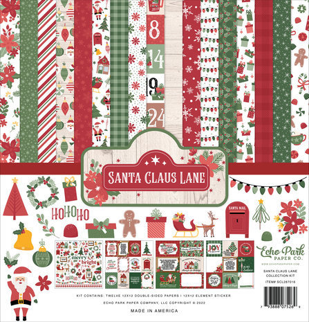 Echo Park Santa Claus Lane 12x12 Inch Collection Kit (SCL287016) Echo Park Santa Claus Lane 12x12 Inch Collection Kit (SCL287016)