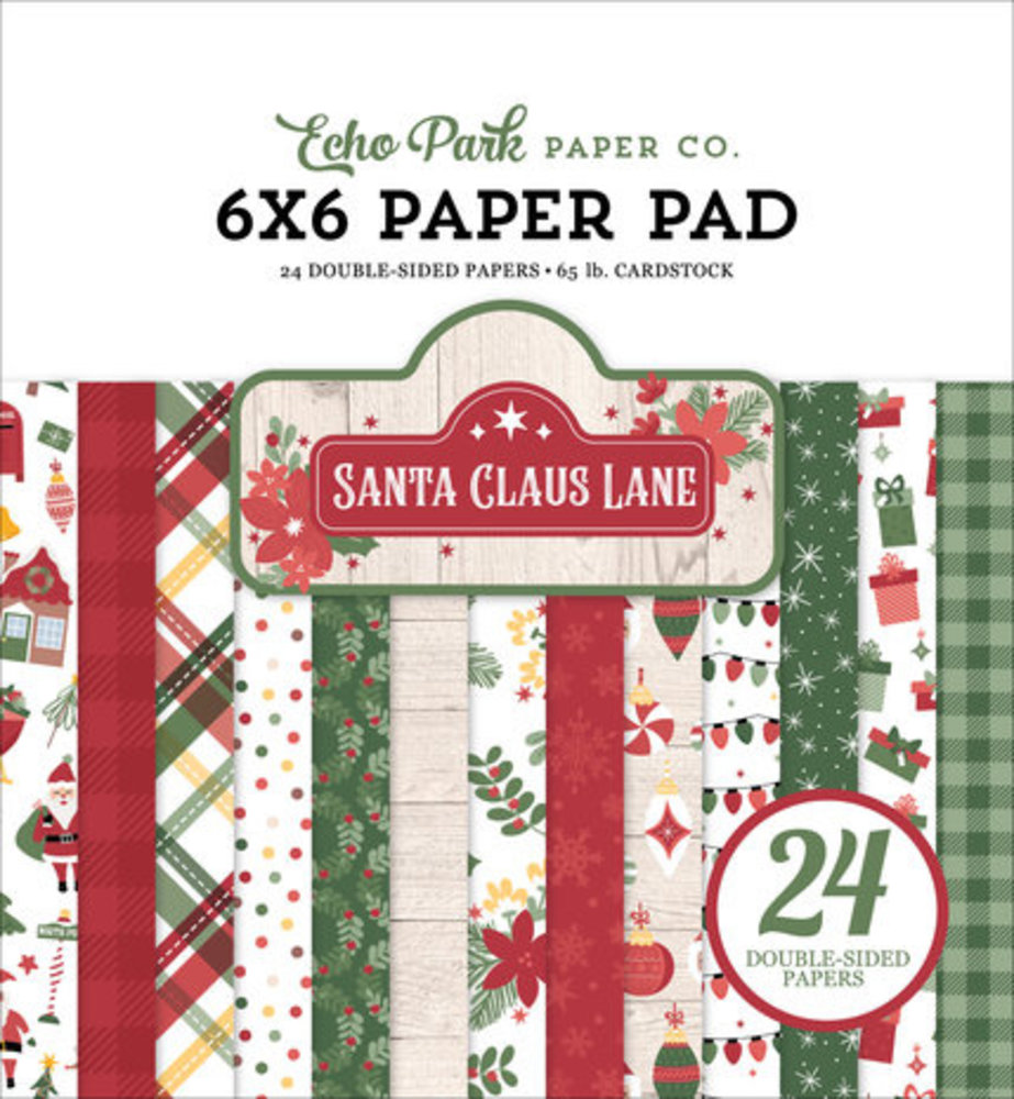 Echo Park Santa Claus Lane 6x6 Inch Paper Pad (SCL287023) Echo Park Santa Claus Lane 6x6 Inch Paper Pad (SCL287023)