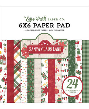 Echo Park Santa Claus Lane 6x6 Inch Paper Pad (SCL287023) Echo Park Santa Claus Lane 6x6 Inch Paper Pad (SCL287023)