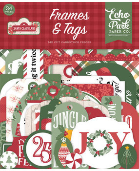 Echo Park Santa Claus Lane Ephemera Frames & Tags (SCL287025) Echo Park Santa Claus Lane Ephemera Frames & Tags (SCL287025)