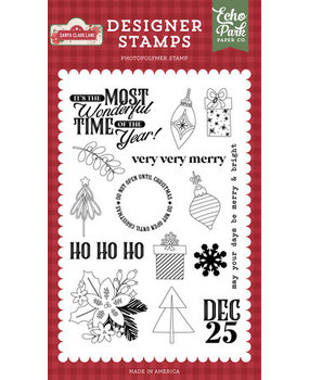 Echo Park Santa Claus Lane Very Very Merry Clear Stamps (SCL287044) Echo Park Santa Claus Lane Very Very Merry Clear Stamps (SCL287044)