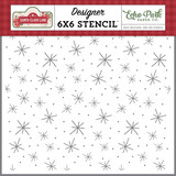 Echo Park Santa Claus Lane Sparkle Of The Season Stencil (SCL287035)
