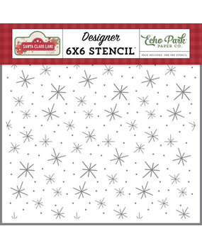 Echo Park Santa Claus Lane Sparkle Of The Season Stencil (SCL287035) Echo Park Santa Claus Lane Sparkle Of The Season Stencil (SCL287035)